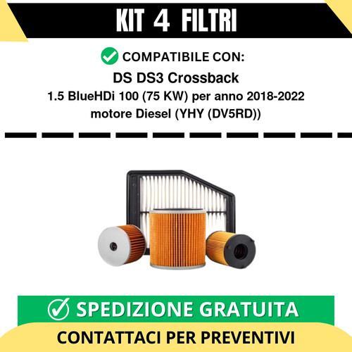 Kit filtri risparmio per ds - kit,