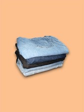 Jeans denim vintage gamba