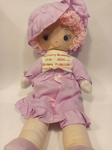 Bambola stoffa vintage 1983 - stoffa,