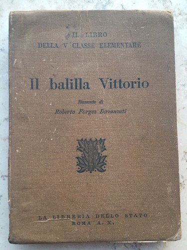 Libro ventennio 1931 della - libro,