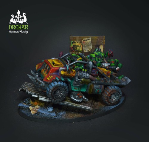 Rukkatrukk squigbuggy orks - rukkatrukk,