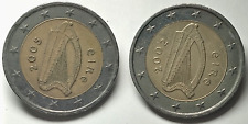 2x 2 Euro Münze Eire 2002/05