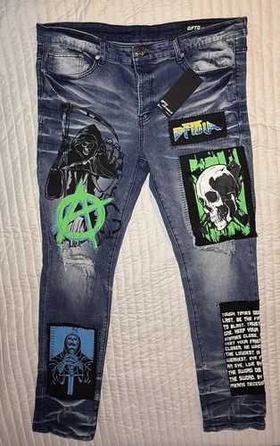 Jeans streetwear gftd los - gftd,