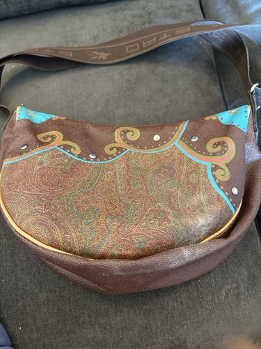 Etro brown multicolor paisley - brown,