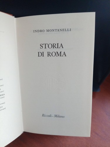 Storia roma montanelli - storia,