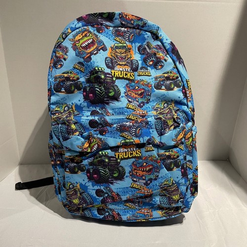 Zaino scuola monster trucks - zaino,