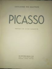 Picasso Couleurs des Maitres 1946 Braun Libro Catalogo