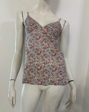 REPLAY Top fantasia floreale colorata Tg 1 Cotone