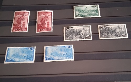 Timbres italie 1948 - (7)-,