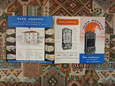 stufa riscaldamento WARM MORNING – opuscolo pubblicitario 1950