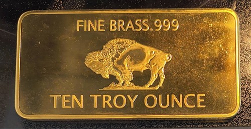 Bar ottone fine 999 - bar, bufalo