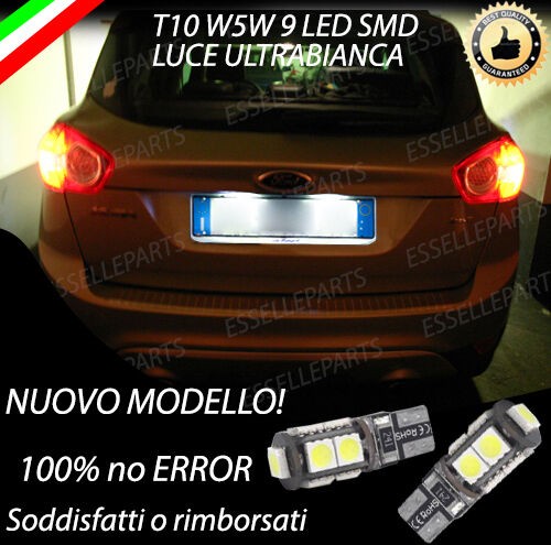 Coppia luci targa led - targa, per