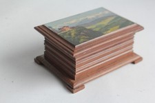 Scatola di legno dipinto