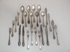 ANTICHE POSATE LIBERTY PLACCATE ARGENTO VALSODO PRIMO 900 24 PEZZI