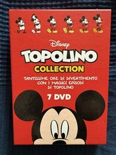 TOPOLINO COLLECTION 7 DVD BOX COFANETTO DISNEY RARO FUORI CATALOGO