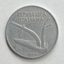 1952 Italy 10 Lire - Free