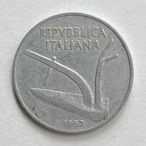 1952 italy lire free - italy,
