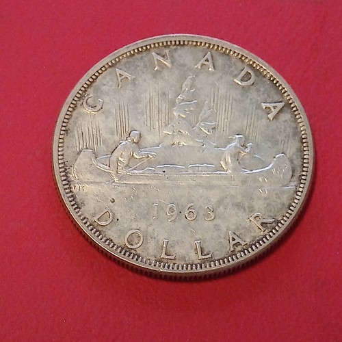 Canada moneta dollaro 1963 - canada,