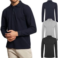 Polo Uomo Cotone Manica Lunga