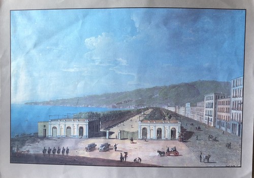 Napoli gouaches villa - “la, villa”