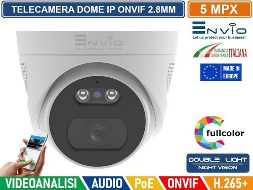Telecamera dome double - dome, ip