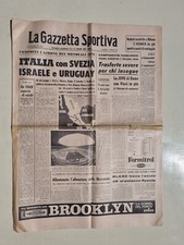 GAZZETTA DELLO SPORT 11 GENNAIO 1970 SORTEGGIO WORLD CUP 1970 AZTECA COPPA MONDO