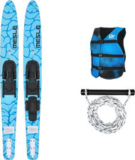 Strato 170 Cm Set Di Sci Nautico Con Gilet Promo + Corda, Attrezzatura Da Sci Co