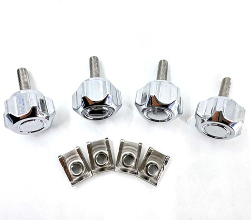Chrome saddlebag lock - chrome, mounting