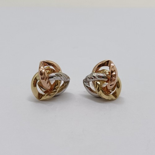 Orecchini bottone oro - a,