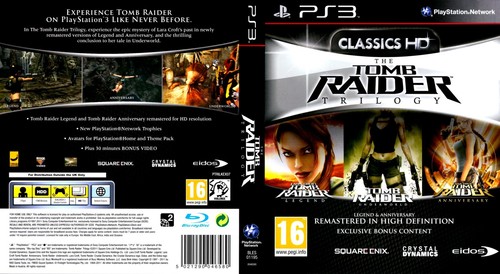 Tomb raider trilogy ps3 - tomb, box