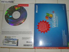 MICROSOFT WINDOWS XP PROFESSIONAL VERSIONE COMPLETA con SP1 & SP3 MS WIN PRO=NUOVO SIGILLATO