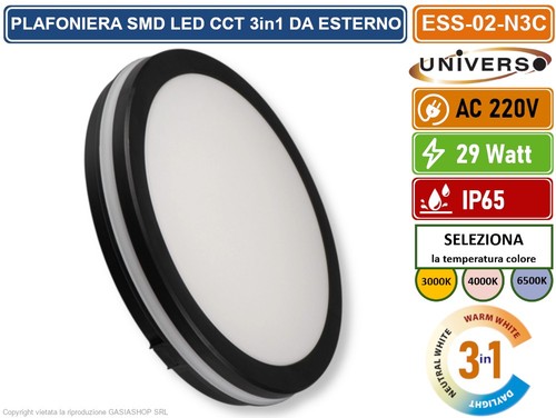 Plafoniera circolare smd led - circolare,