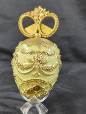 Faberge Like Egg Ornate  Gold