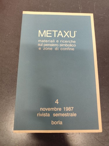 Libro metaxu materiali - libro, metaxu'