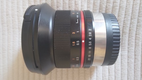 Samyang 12mm 0 lens - f/2.0,