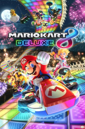 Mario kart deluxe - kart, 24x36
