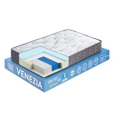 MATERASSO A MOLLE INSACCHETTATE SINGOLO 22cm ORTOPEDICO 80x190 80x200