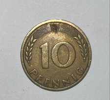 Germany pfennig 1950 - 10,