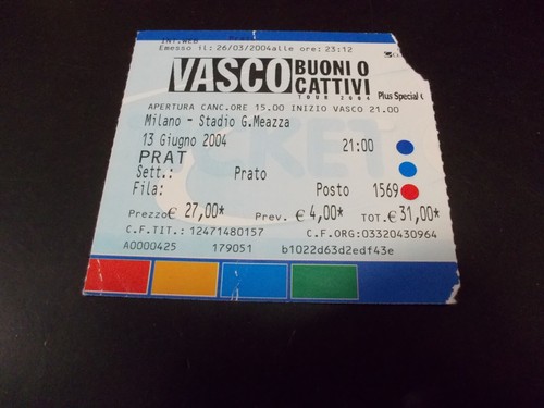 Vasco rossi giugno 2004 - rossi,