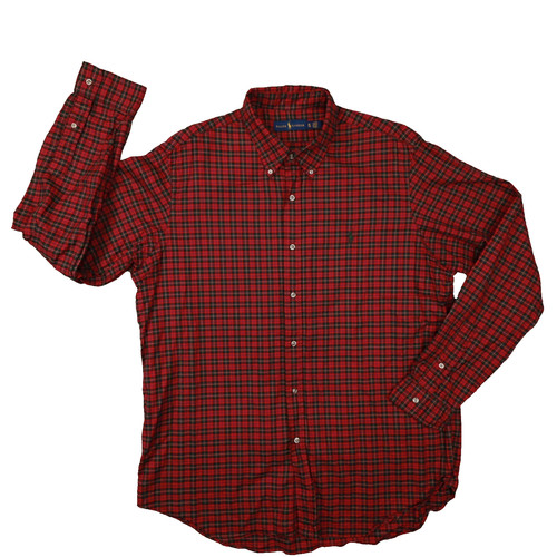 Camicia ralph lauren rosso - camicia,