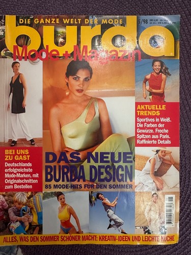 Moda burda rivista 05 1998 - moda, 05/1998
