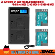 2x EN-EL3e batteria e