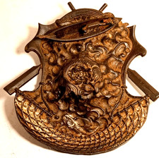 ANTICO CALAMAIO IN METALLO CON