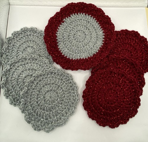 Set sottobicchieri fatti a - 6,