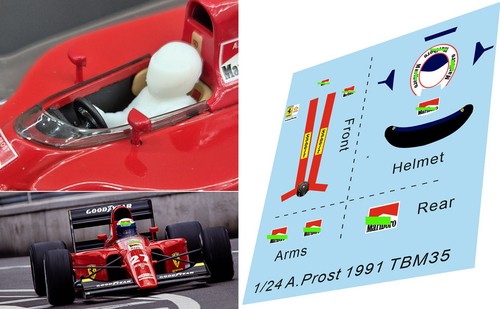 Pilot figure and decals - 1/24,