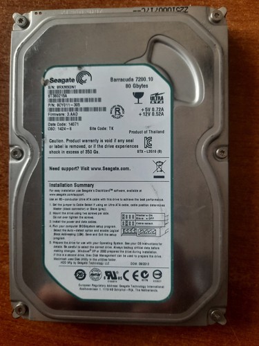 Hard disk interno ide - ide, gb