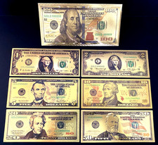 Gold Foil Plated U.S. Dollar