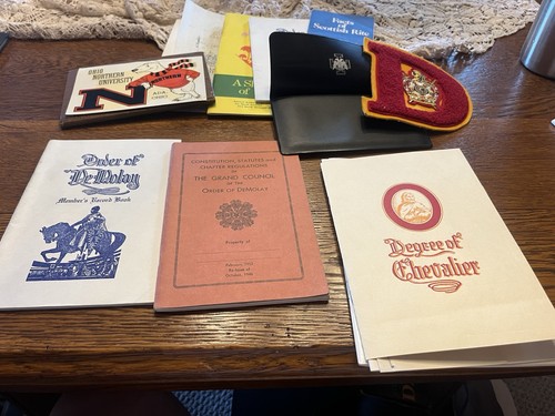 Lotto libretti demolay - di,