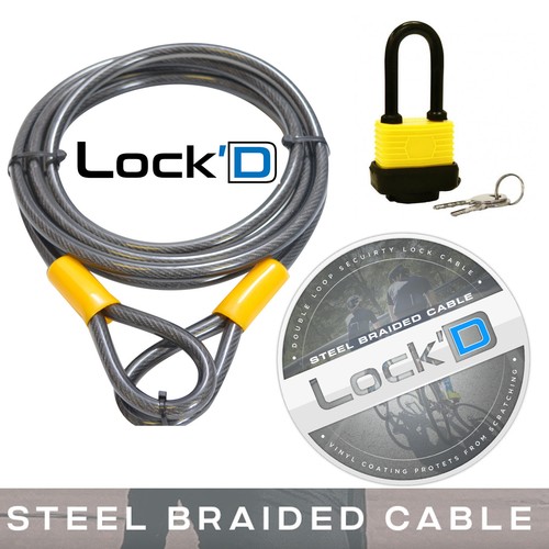 Lucchetto cavo bici - -, 10mm