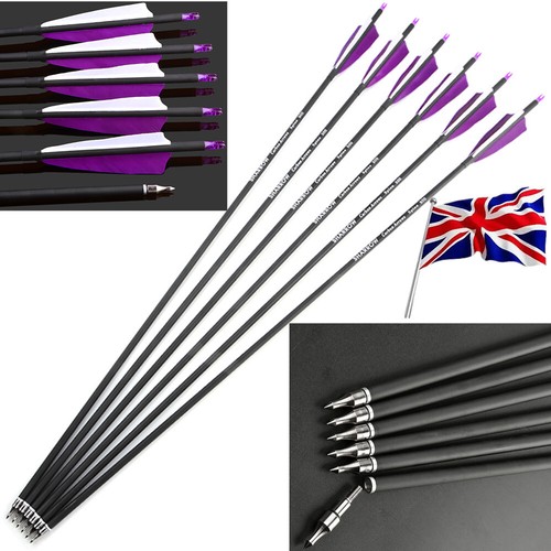 12x frecce carbonio tiro - frecce,